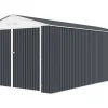 Garage métal " Houston" - 18,56 m² avec panneau solaire - Anthracite