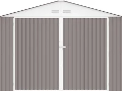 Garage métal "Nevada" avec porte battante - 15,36 m²