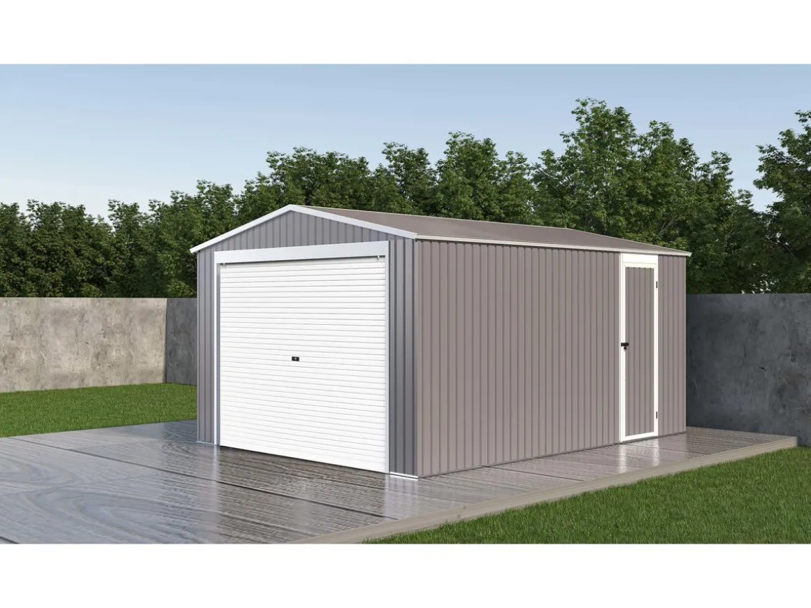 Garage métal "Nevada" avec porte roulante - 15,61m²