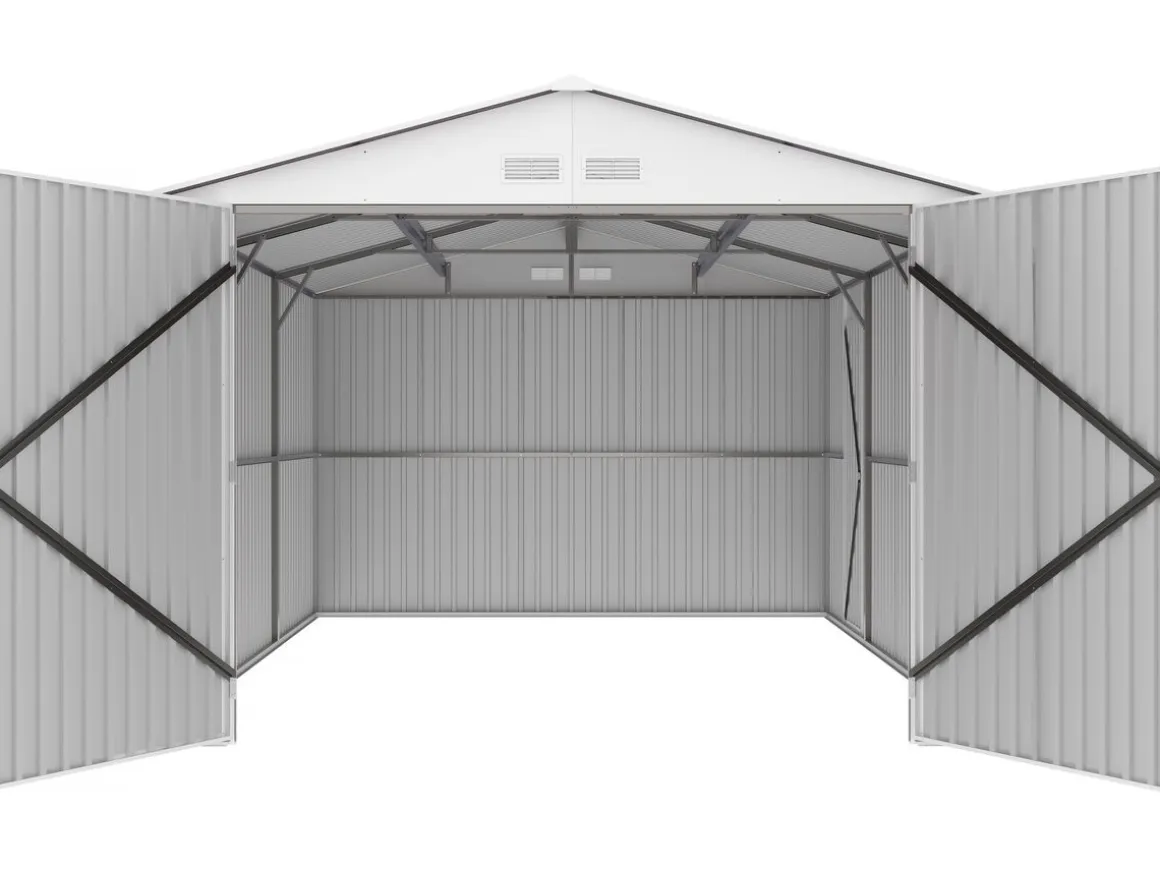 Garage métal "Nevada" - 18,56m² avec gouttière