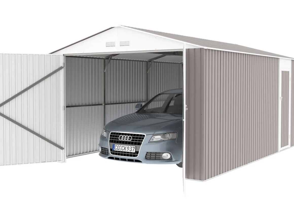 Garage métal "Nevada" - 18,56m² avec panneaux solaires