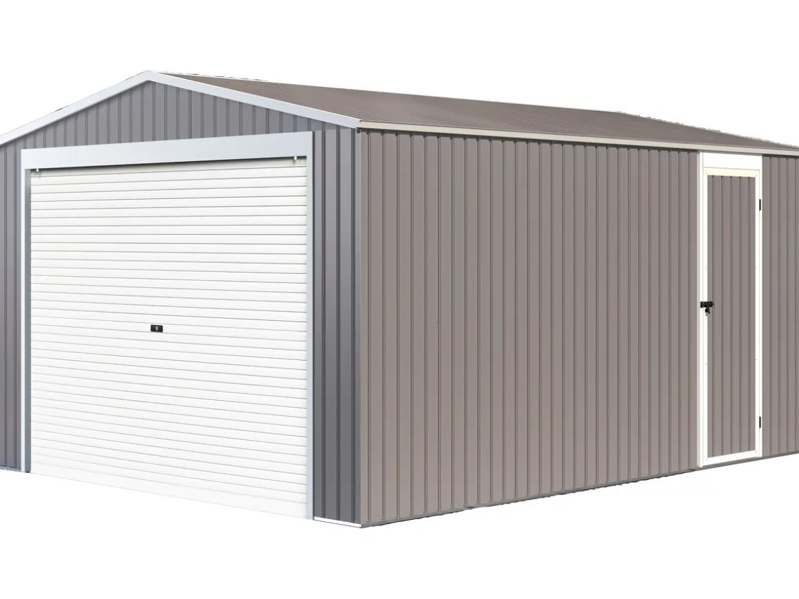 Garage métal "Nevada" - 18,56m² avec panneaux solaires