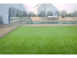 Gazon synthétique - " Green Lubeck 7 " - 1 x 5 m - 7 mm - Vert