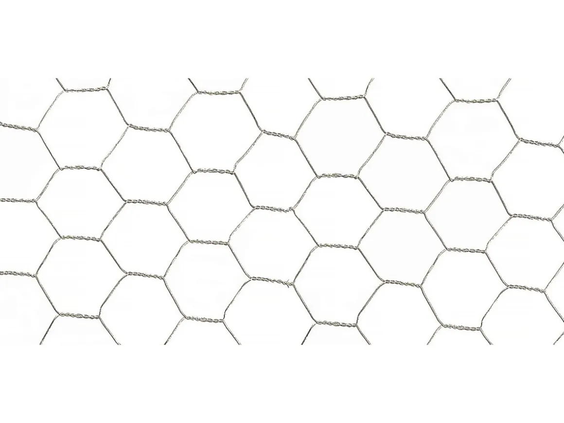Grillage métallique - "Galvanex " - 1.00 x 25 m - Gris