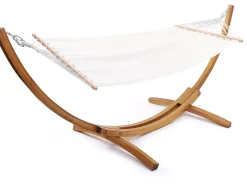 Hamac bois avec toile en coton