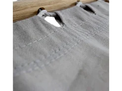 Hamac bois avec toile en coton "Dallas" - 3 m - Gris