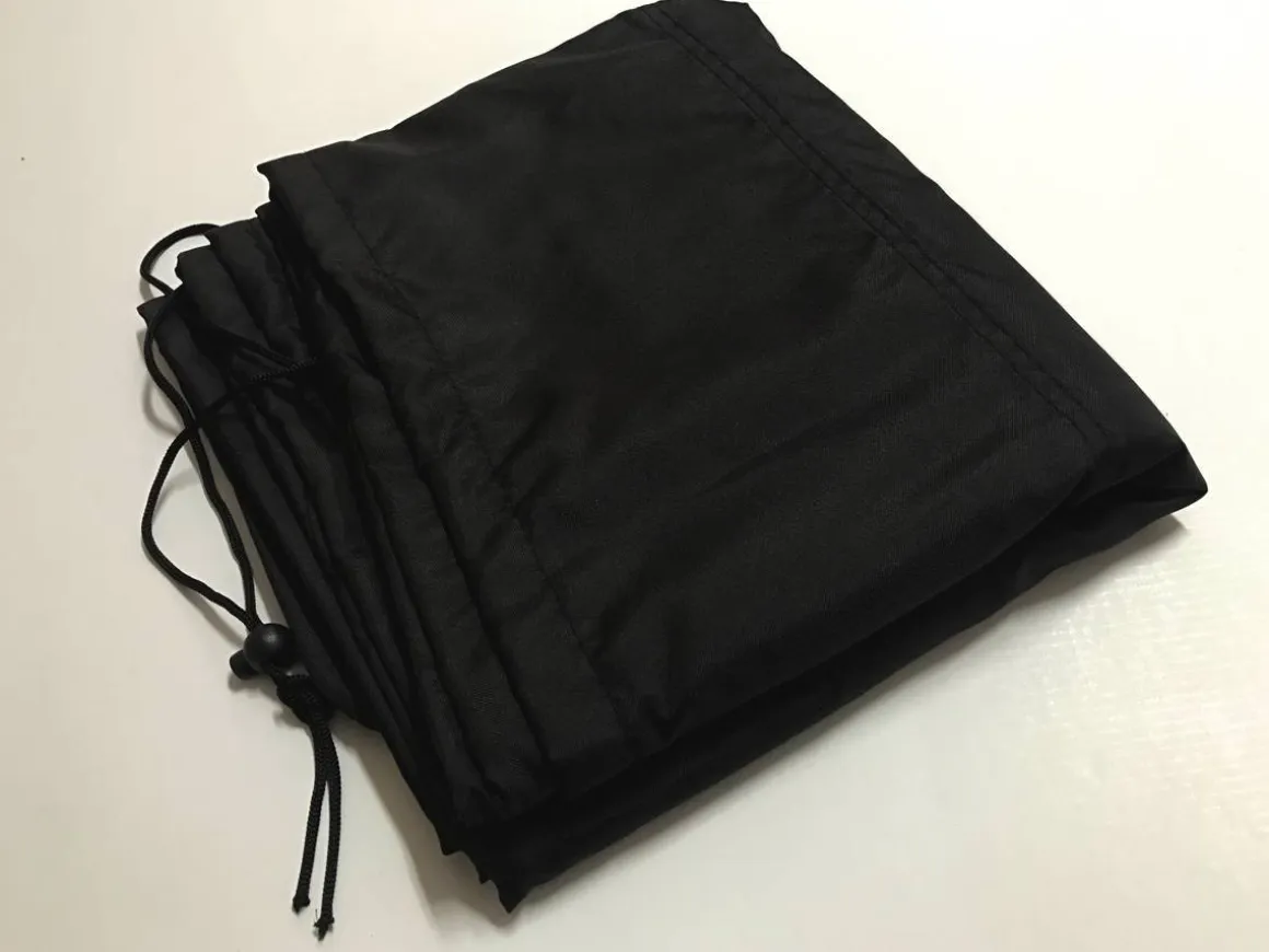 Housse de protection pour bain de soleil - 194 x 71 x 35 cm - Noir