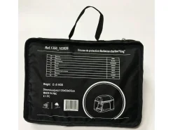 Housse de protection pour barbecue - 105 x 68 x 95 cm - Noir