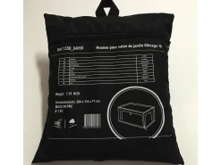 Housse de protection pour salon de jardin - 294 x 114 x 77 cm - Noir