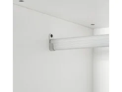 Kit dressing modulable avec penderie, 4 tiroirs et 5 étagères 