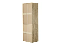 Kit dressing modulable avec penderie, porte-pantalons, 5 tiroirs et 2 étagères