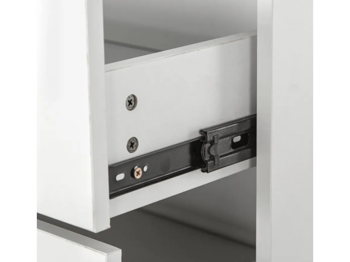 Kit dressing modulable avec penderie, 9 tiroirs et 2 étagères "Opéra" - 2 éléments - Blanc