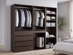 Kit dressing modulable  "Opéra" - 3 éléments - Marron