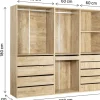 Kit dressing " Opéra " modulable - 3 éléments - Beige