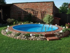 Kit piscine acier ronde  enterrées - Ø 4.50 x 1.20 m