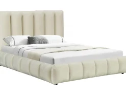 Lit avec coffre "Annie" 160 x 200 cm - Beige