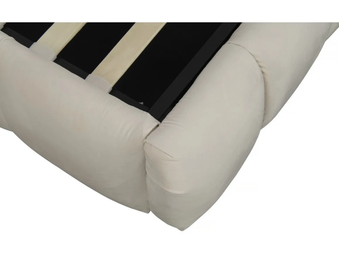 Lit avec coffre "Annie" 160 x 200 cm - Beige