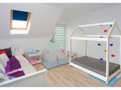 Lit Cabane pour enfant "Camilla" - 140 x 70 cm - Blanc