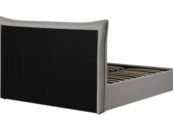 Lit coffre double "Megeve" 140 x 200 cm - Gris