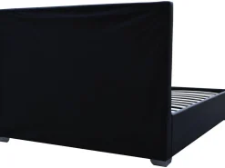 Lit double avec coffre "Tino" - 140 × 190 cm - Noir
