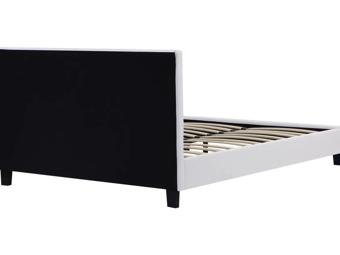 Lit double en pvc "Julia" - 180 x 200 - Blanc