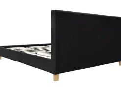 Lit "Emmy" - 180 x 200 cm - Gris foncé