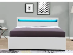 Lit LED avec 4 tiroirs 