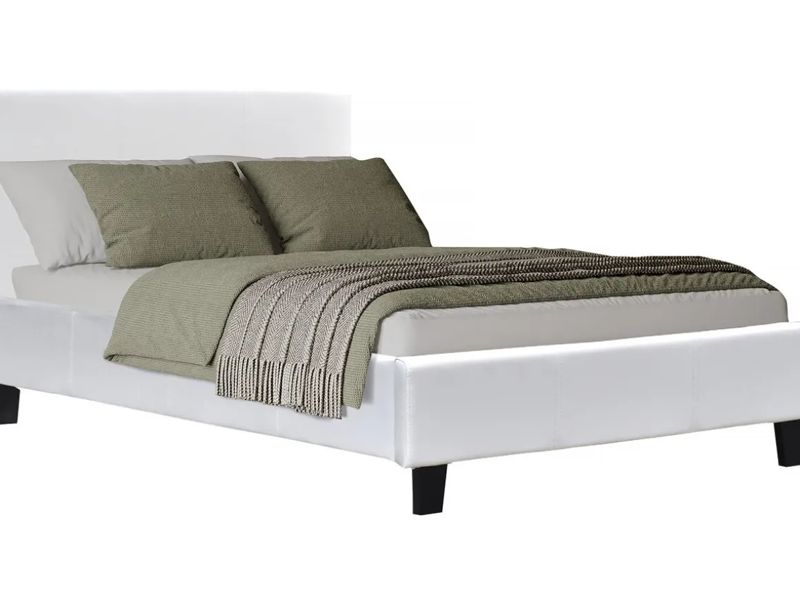 Lit "Lina" - 90 x 190 cm - Blanc