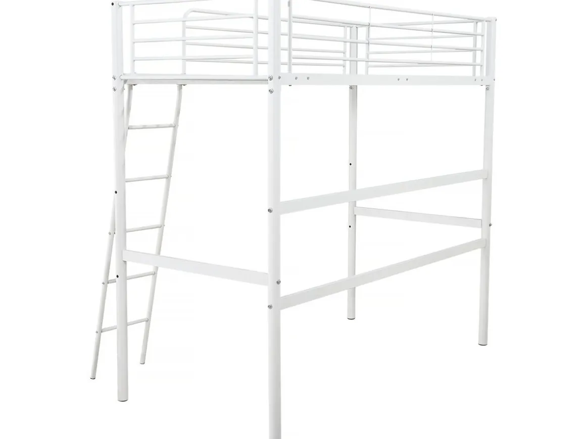 Lit mezzanine "Alora" - 90 x 190 cm - Blanc