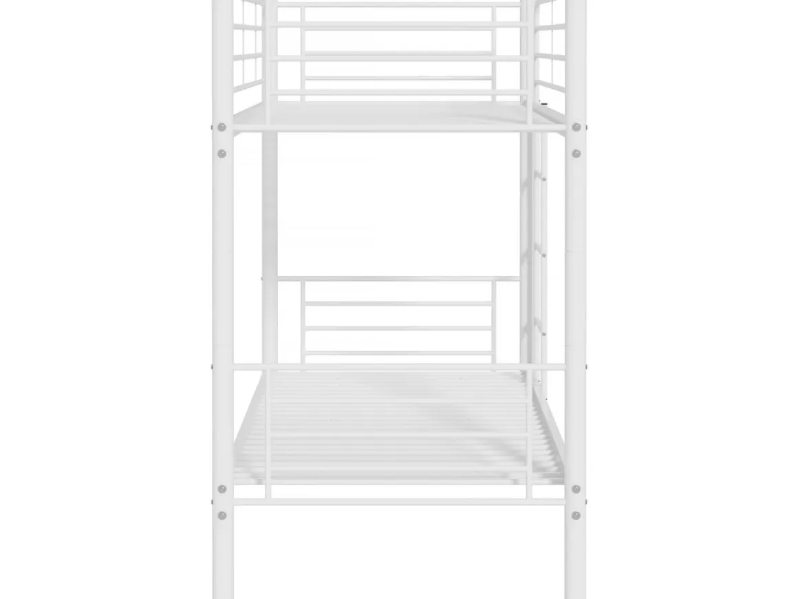 Lit superposé "ADAM" - 90 x 190 cm - Métal - Blanc