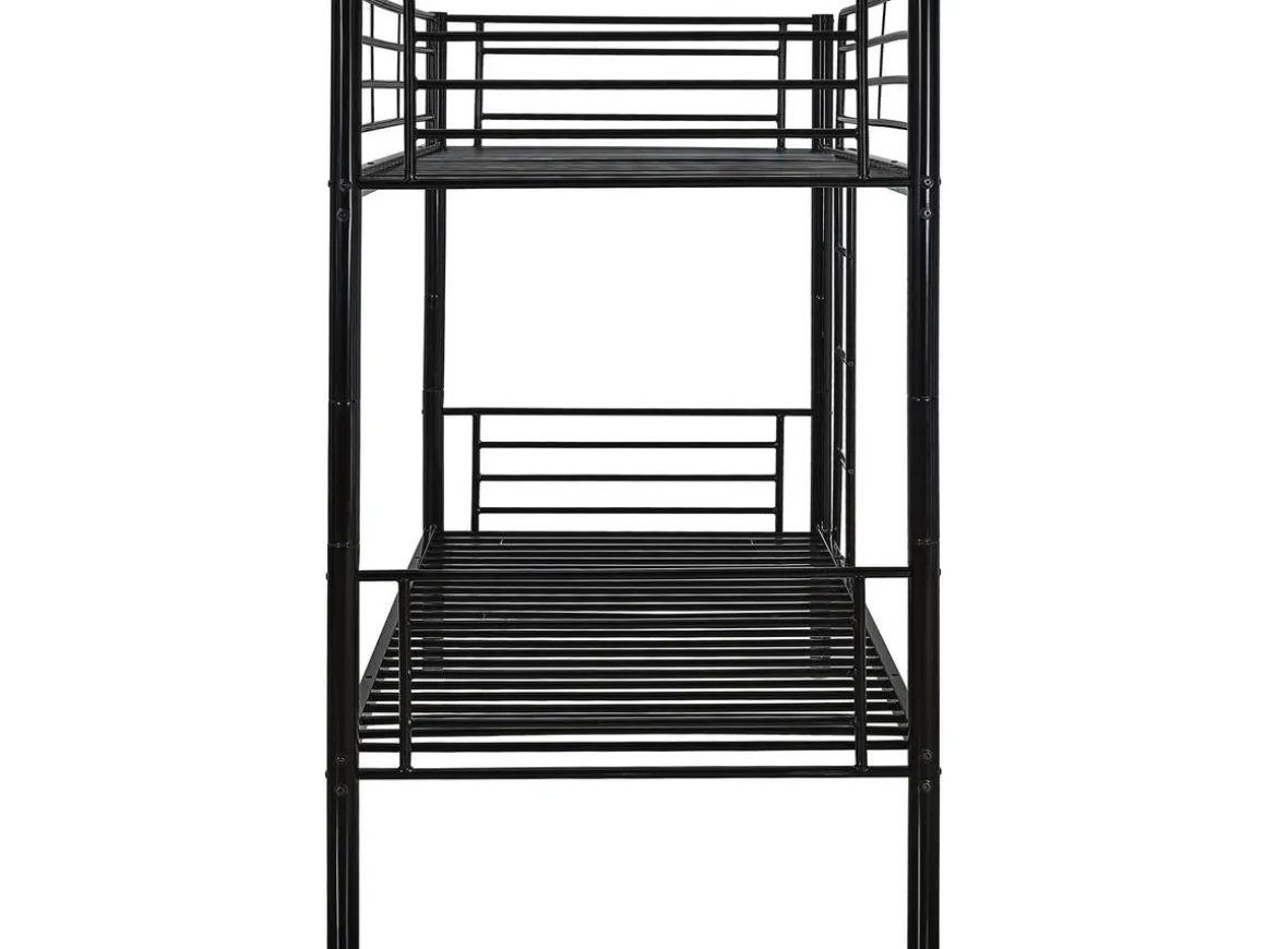 Lit superposé "ADAM" - 90 x 190 cm - Métal - Taupe