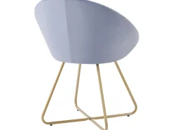 Lot de 2 chaises de la salle a manger en velours 