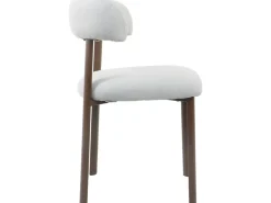 Lot de 2 chaises de salle à manger imitation bois