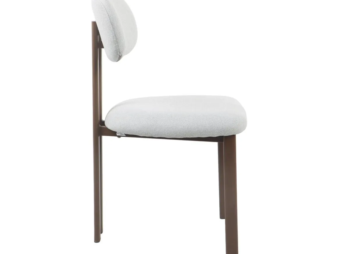 Lot de 2 chaises de salle à manger imitation bois "Veralia" - Gris clair