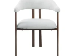 Lot de 2 chaises de salle à manger imitation bois 