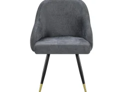 Lot de 2 chaises en tissu 