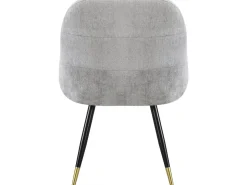 Lot de 2 chaises en tissu "Harmony" - 54 x 57 x 90 cm - Beige