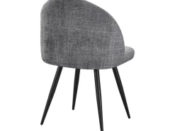Lot de 2 chaises en tissu 
