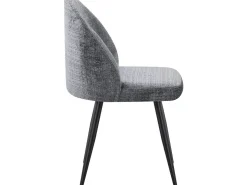 Lot de 2 chaises en tissu 