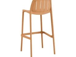 Lot de 2 chaises hautes de jardin empilable