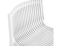 Lot de 2 chaises hautes empilables en plastique