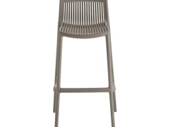 Lot de 2 chaises hautes empilables en plastique 