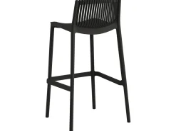 Lot de 2 chaises hautes empilables en plastique 