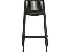 Lot de 2 chaises hautes empilables en plastique 