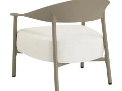 Lot de 2 fauteuils de jardin en plastique et métal