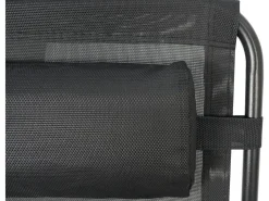 Lot de 2 Fauteuils de jardin inclinable zéro gravité "Sintra" - Noir