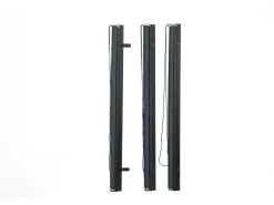 Lot de 2 stores rétractables pergola - 124 x 225 cm - Gris anthracite