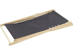 Lot de 2 transats en bois "Chilienne" - 107 x 56.5 x 81 cm - Gris