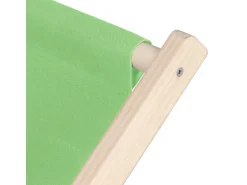 Lot de 2 transats en bois "Chilienne" - 107 x 56.5 x 81 cm - Vert