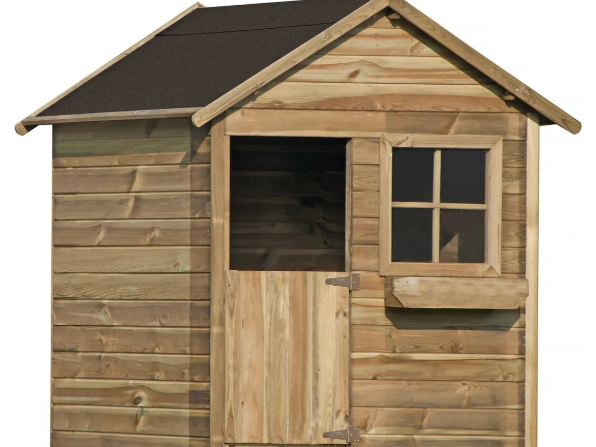 Maisonnette "Coccinelle" - 126 x 112 x 158 - Bois
